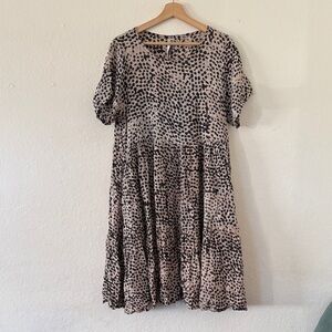 Osei-Duro Layered Dress in Snakebite Pattern Sz L